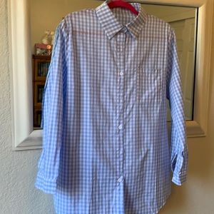 Ladies long sleeve button down